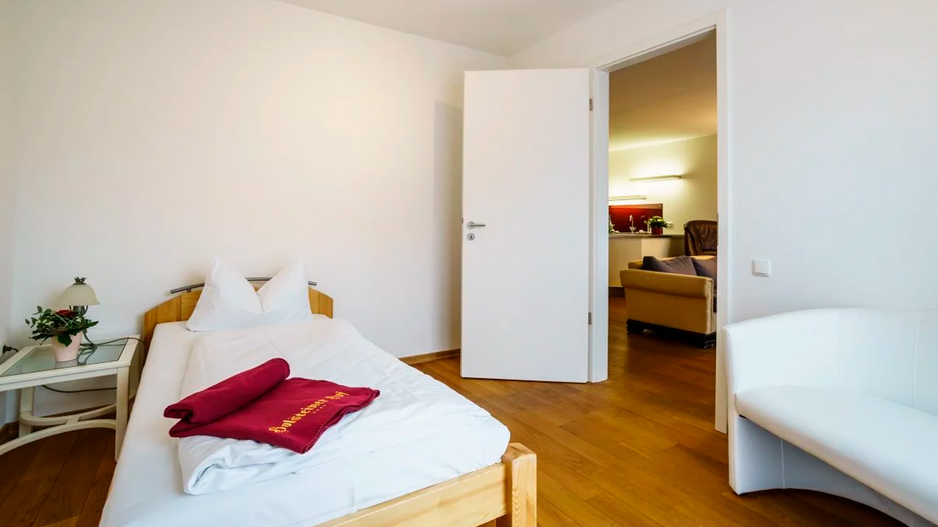 Apartment Deluxe mit Terrasse - Schlafzimmer