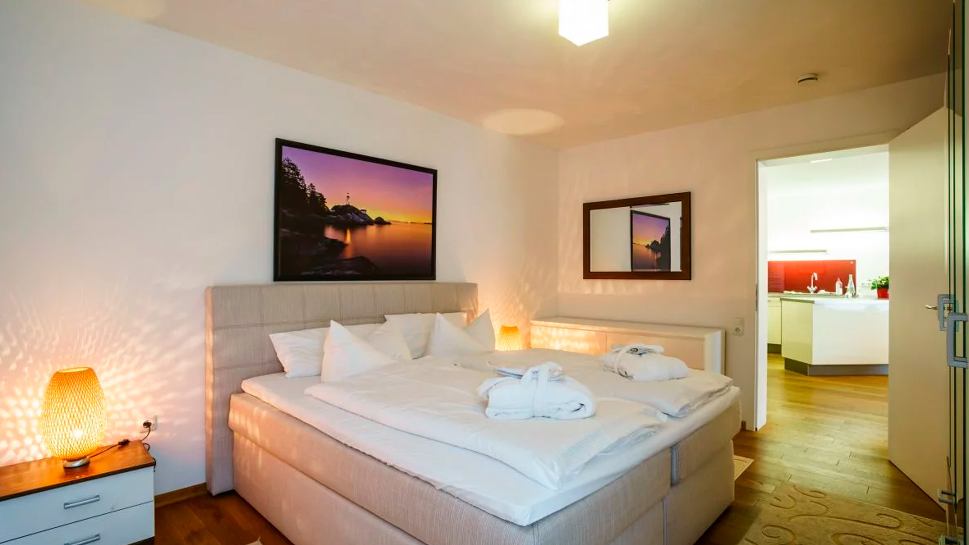 Apartment Deluxe mit Terrasse - Schlafzimmer 2